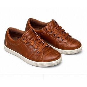 Kane Sneakers Kids Size 11 Brown Good Preloved Memory Foam‎ Simulated Leather